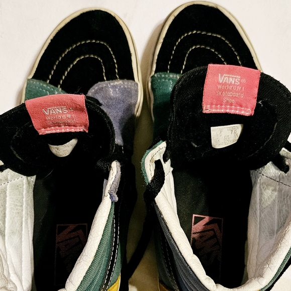 Multi-color sk8 hi vans - Picture 4 of 4